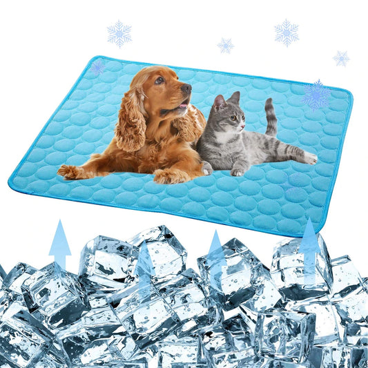 Washable Pet Cooling Blanket for Kennel/Sofa/Bed/Floor/Car Seats